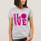 ラクロス選手 Tシャツ (正面)