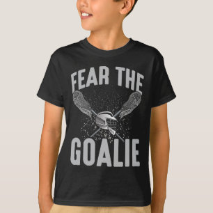 ラクロス選手Lax Goalie Stick Helmetスポーツおもしろい Tシャツ