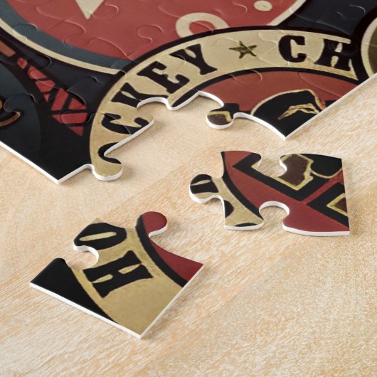 ラクロス野生 ジグソーパズル (側面)