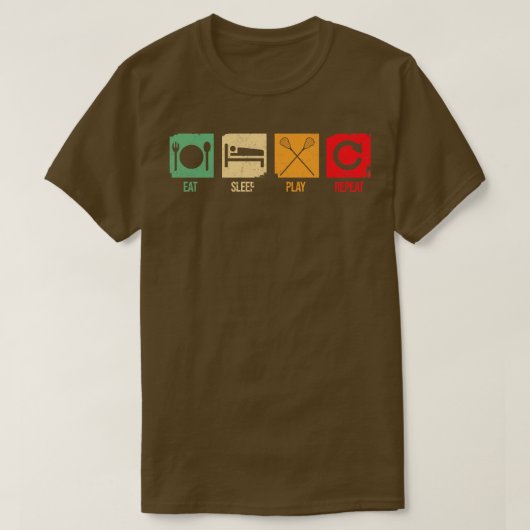 ラクロス1 Tシャツ (デザイン正面)