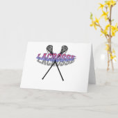 ラクロス カード (黄色い花)