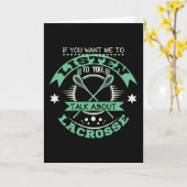 ラクロス カード (黄色い花)