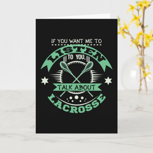 ラクロス カード (黄色い花)