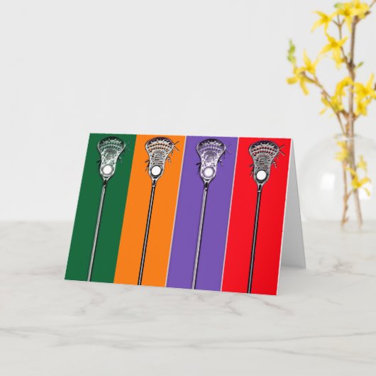 ラクロス カード (黄色い花)