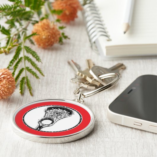 ラクロス キーホルダー (側面)