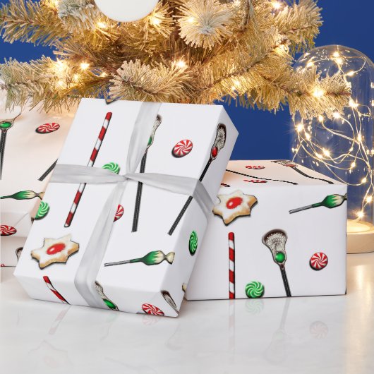 ラクロス クリスマス ラッピングペーパー (クリスマス)