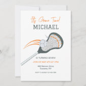 ラクロス ゲーム 招待状 (正面)