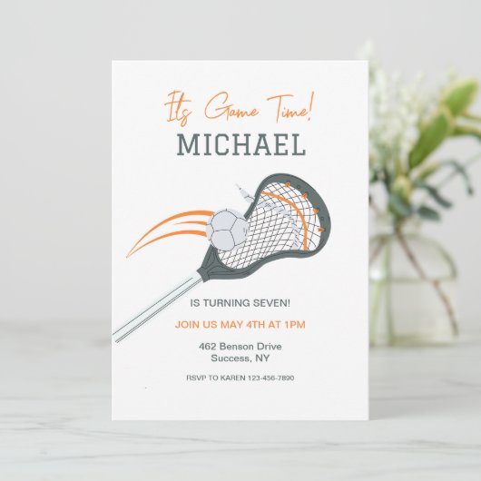 ラクロス ゲーム 招待状 (スタンド正面)