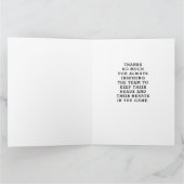 ラクロス コーチ 感謝カード (内部)