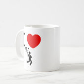 ラクロス コーヒーマグカップ (正面左)