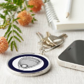 ラクロス ゴールキーパー キーチェーン (側面)