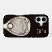 ラクロス ゴールキーパー iPhone 16ケース (裏面横)