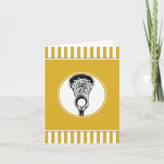 ラクロス ゴールド スポーツ カード (正面)