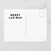 ラクロス スポーツ クリスマス (裏面)