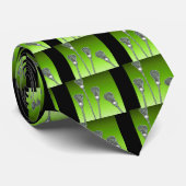 ラクロス スポーツ グリーン ネクタイ (ロール)
