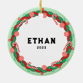 ラクロス セラミックオーナメント (裏面)