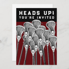 ラクロス パーティー 招待状