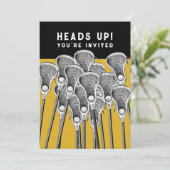 ラクロス パーティー 招待状 (スタンド正面)