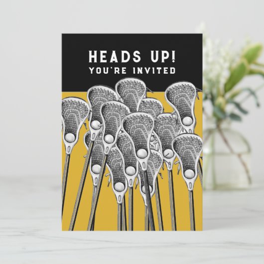 ラクロス パーティー 招待状 (スタンド正面)