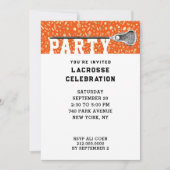 ラクロス パーティー 招待状 (正面)