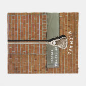 ラクロス フリースブランケット (正面(横))