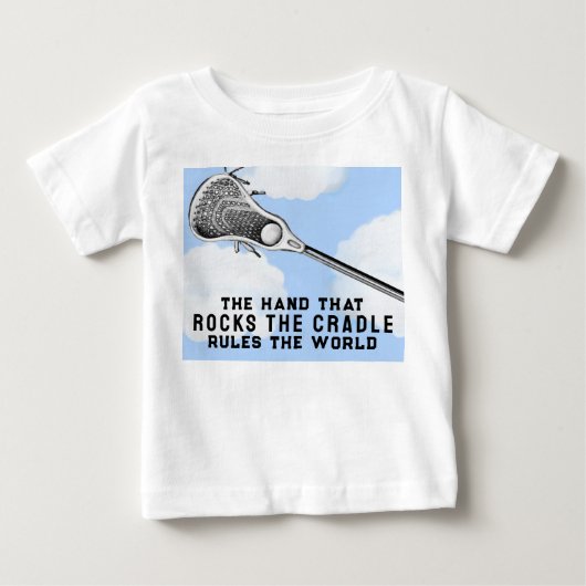 ラクロス ベビー服 ベビーTシャツ (正面)