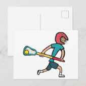 ラクロス ポストカード (正面/裏面)