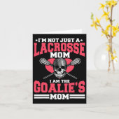 ラクロス ママ プレーヤー チーム スポーツ ママ 母の日 カード (黄色い花)