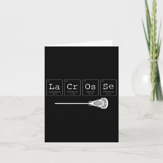 ラクロス – 元素の周期表Chemistry 1 カード (正面)