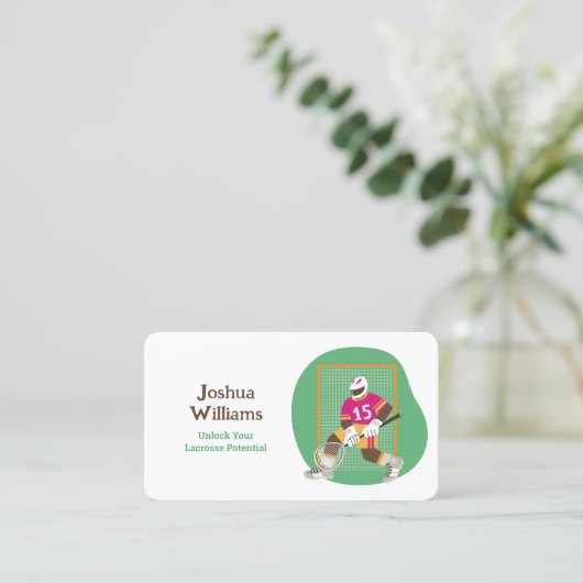 ラクロス 名刺 (スタンド正面)