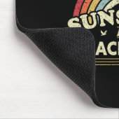 ラクロス。日差しとレースを愛する少女 マウスパッド (コーナー)