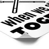 ラクロス:私たちが一緒に立ち往生した方が人生は良い。 ポスター (角)