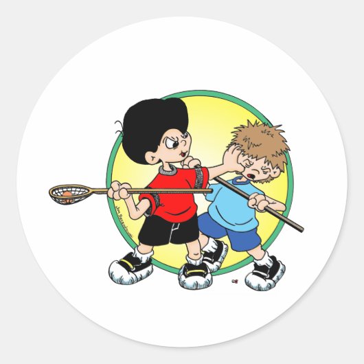 ラクロス#2 ラウンドシール (正面)