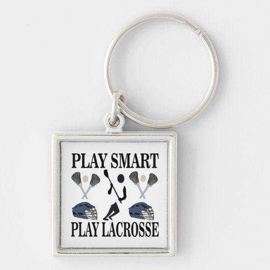 ラクロス Lax プレーヤー スポーツ キーホルダー (正面)