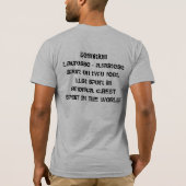 ラクロス Tシャツ (裏面)