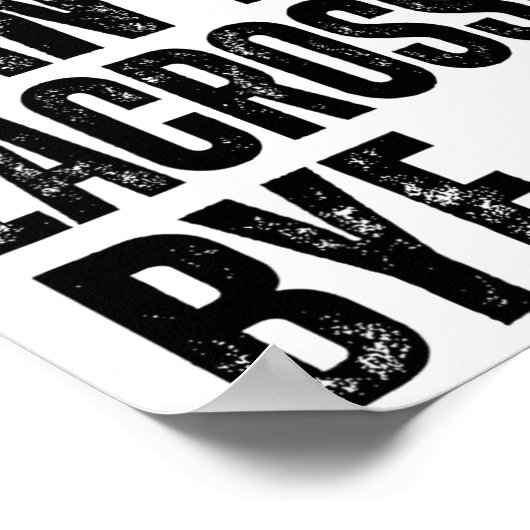 ラクロスByeできない ポスター (角)