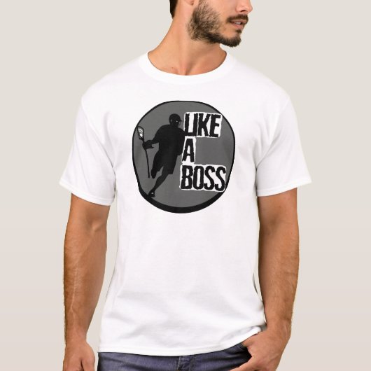 ラクロスLikeABoss Tシャツ (正面)