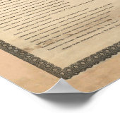 ラクロスWIのヴィンテージ地図(1874) ポスター (角)