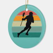 ラクロッサーラクロススティック保護ゴールボール セラミックオーナメント (左)