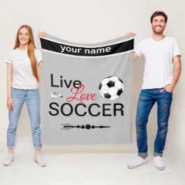 ラクールイブサッカースポーツ フリースブランケット