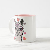 ラクールマ(ハート眼鏡) ツートーンマグカップ (正面左)