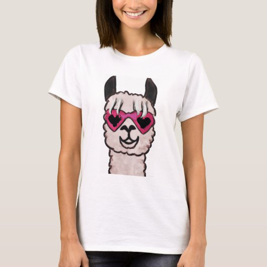 ラクールマ(ハート眼鏡) Tシャツ (正面)
