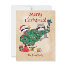 ラクーンおもしろいクリスマス