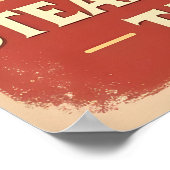 ラクーンおもしろいコーヒーアート ポスター (角)