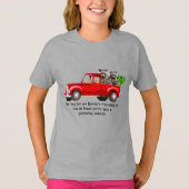 ラクーンおもしろい動物のクリスマスシャツ Tシャツ (正面)