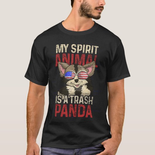 ラクーンおもしろい動物愛好家ギフトアイディアレトロラクーン Tシャツ (正面)