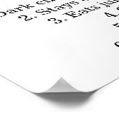 ラクーンおもしろい精霊の動物ユーモア ポスター (角)