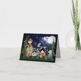 ラクーンとオポッサムとキャンピングスカウトボーイ カード