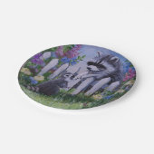 ラクーンとベビー紙プレート ペーパープレート (アングル)