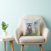 ラクーンと春フレンズ装飾用クッション クッション (椅子)